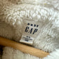 Gap Grey Thick Knit Bear Hoodie / 12-18m