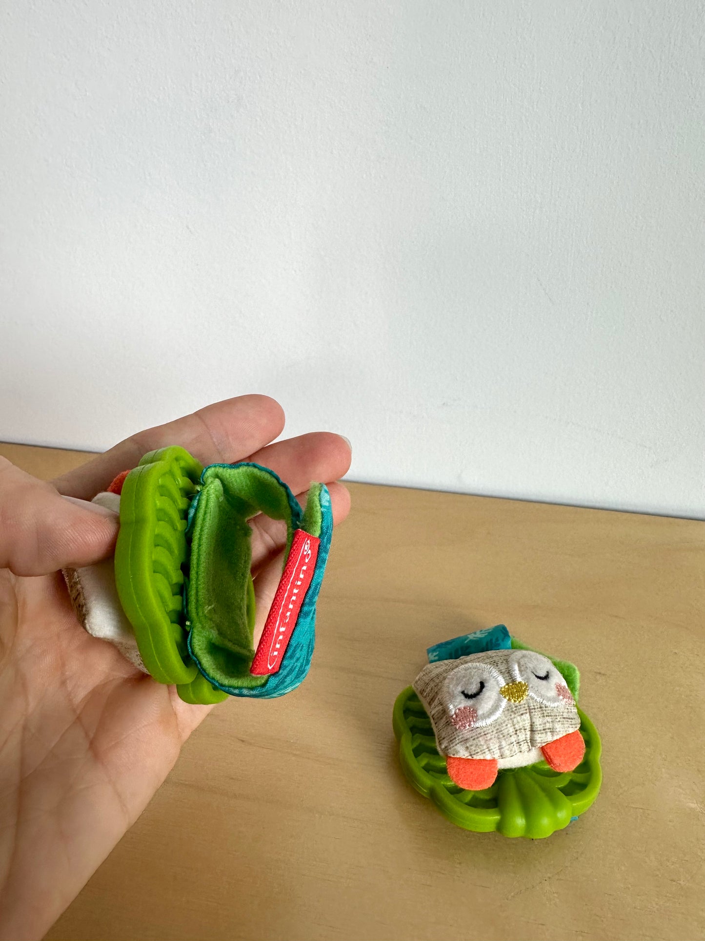 Owl Velcro Wrist or Foot Shaker
