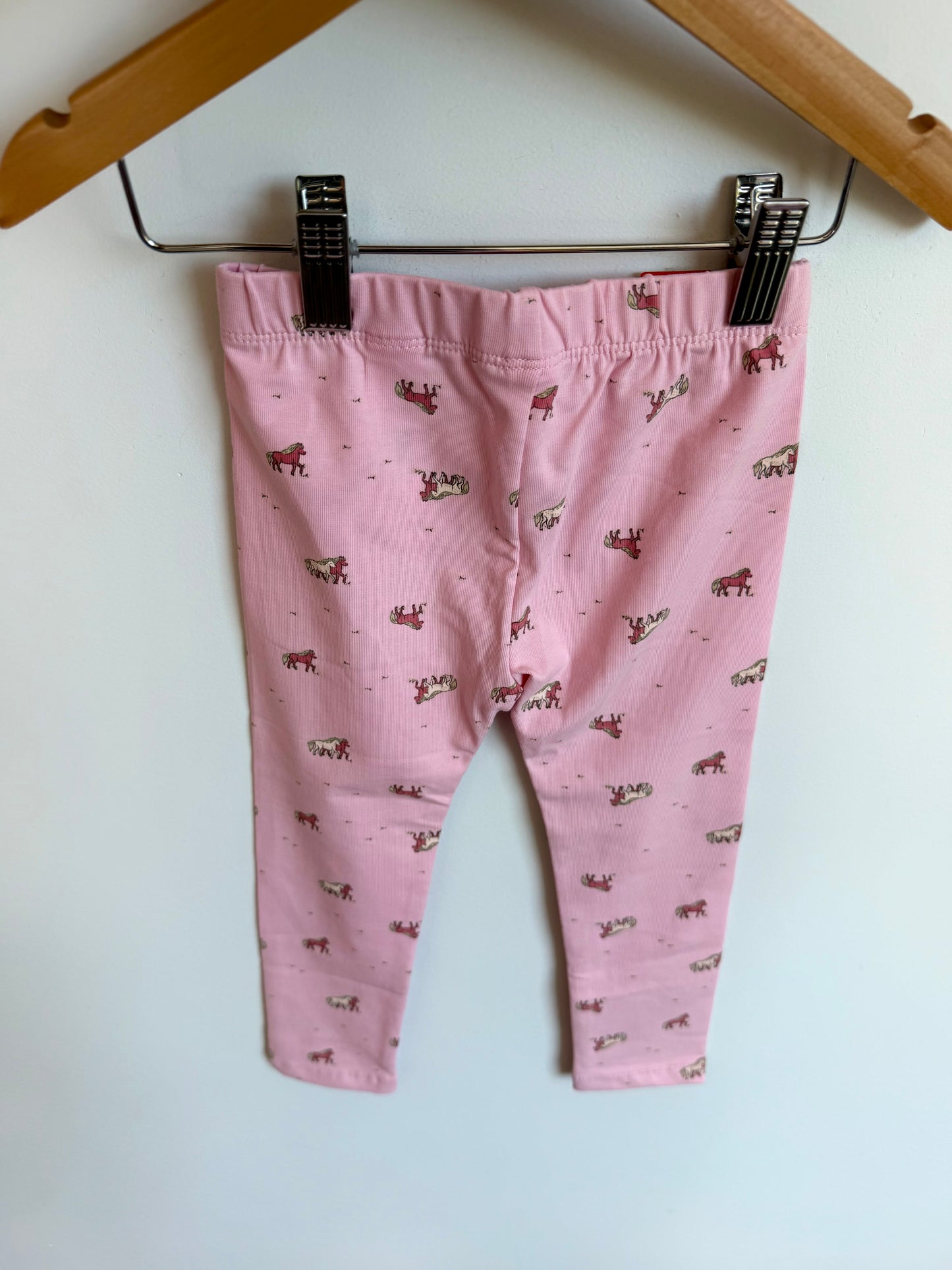 Pink Horse Leggings (With Tags) / 2T