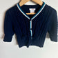 Navy Cable Knit Cardigan / 18-24m