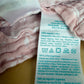 Pink Muslin Blanket with White Leaves