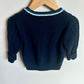 Navy Cable Knit Cardigan / 18-24m