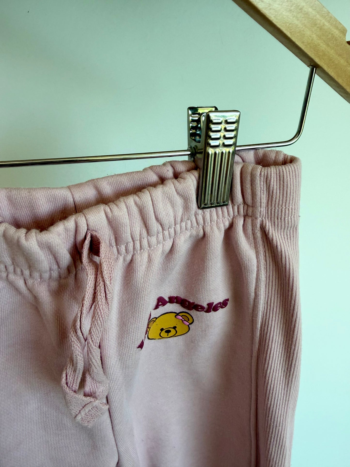 Zara Pink Wide Leg Teddy Pants / 2T