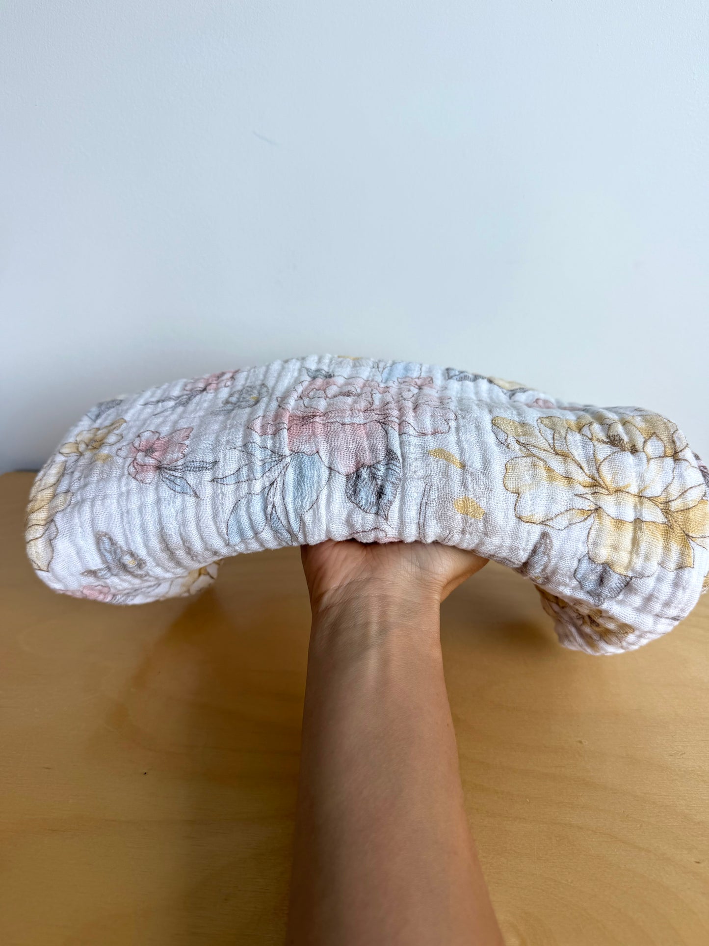 Floral Butterfly Cotton Muslin Blanket (No Shipping)
