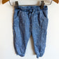 Mayoral Chambray Polkadot Pants / 2T