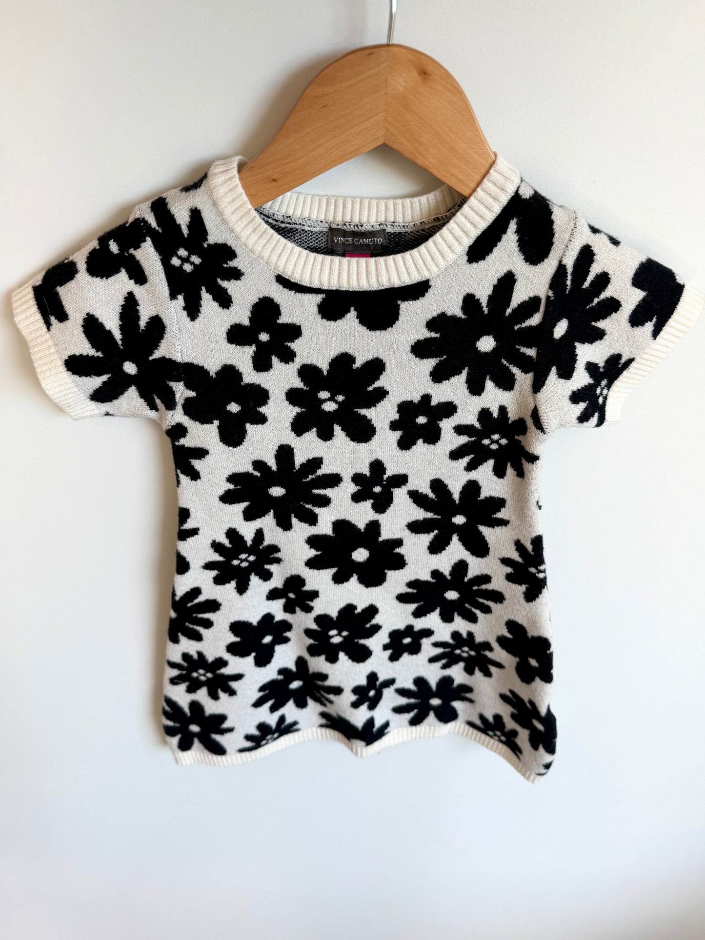 Black Daisy Dress / 2T