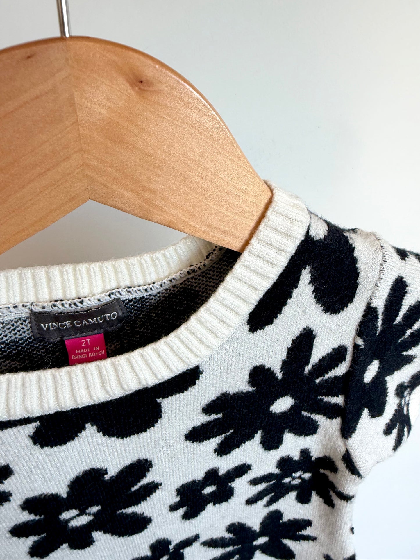 Black Daisy Dress / 2T