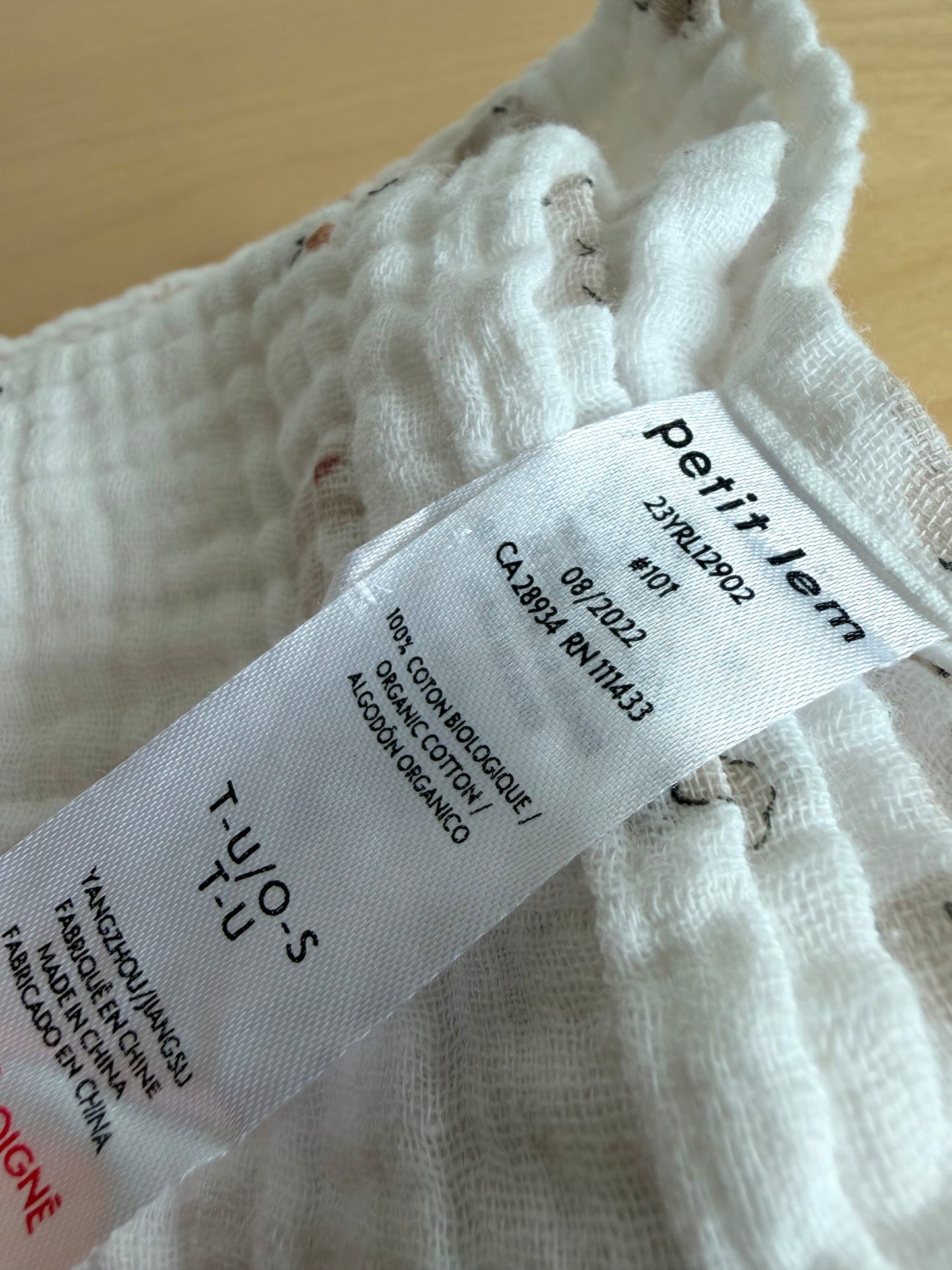 Bunny Cotton Receiving Blanket