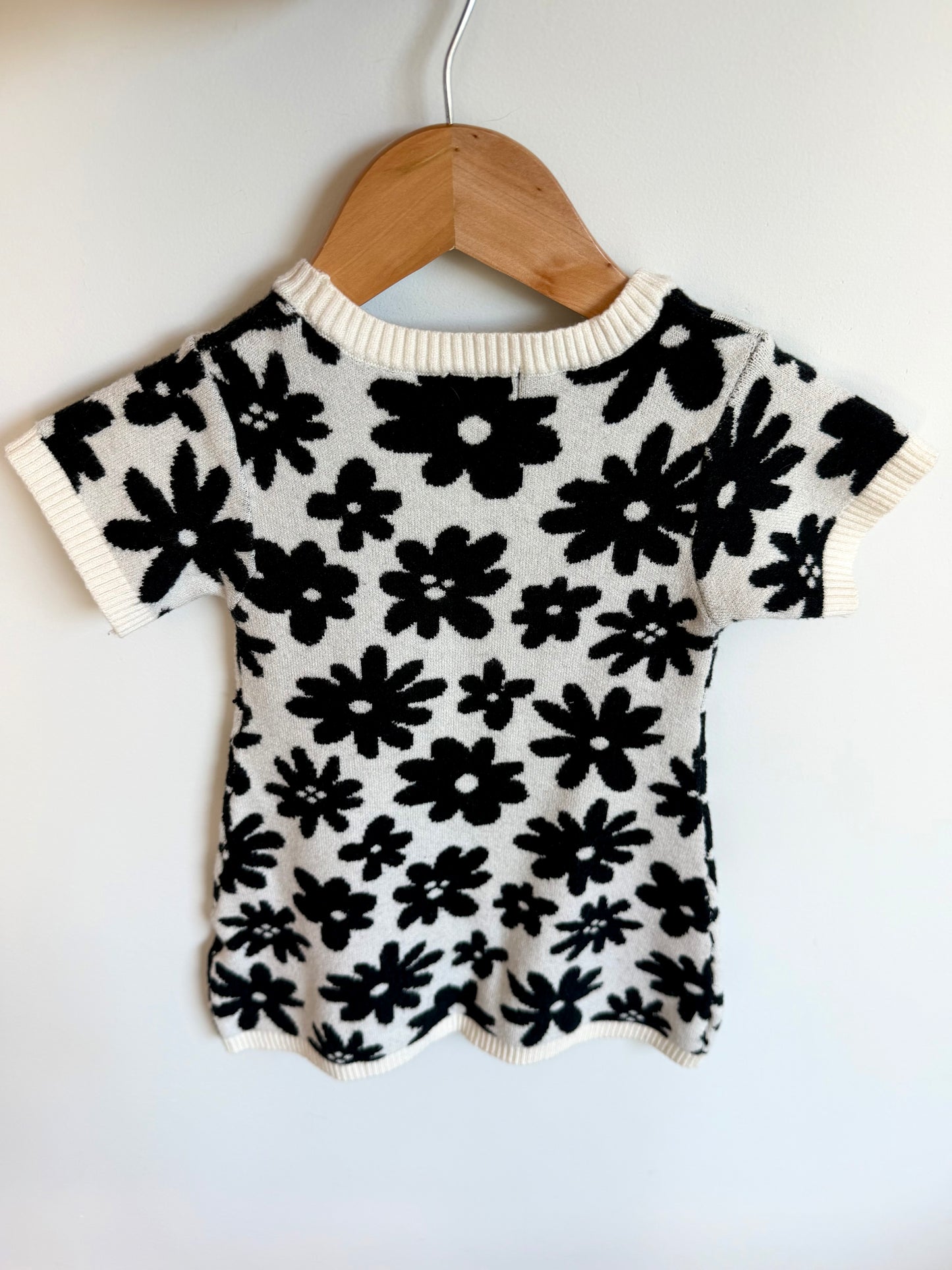 Black Daisy Dress / 2T