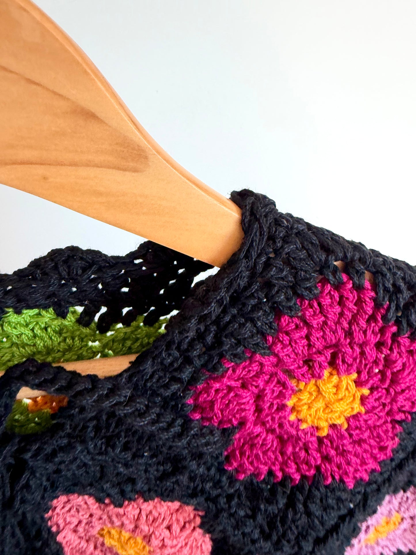 Black Floral Cardigan / 3-4T