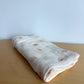 Organic Cotton Cream Rainbow Receiving Blanket