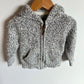 Roots Grey Knit Hoodie / 2T