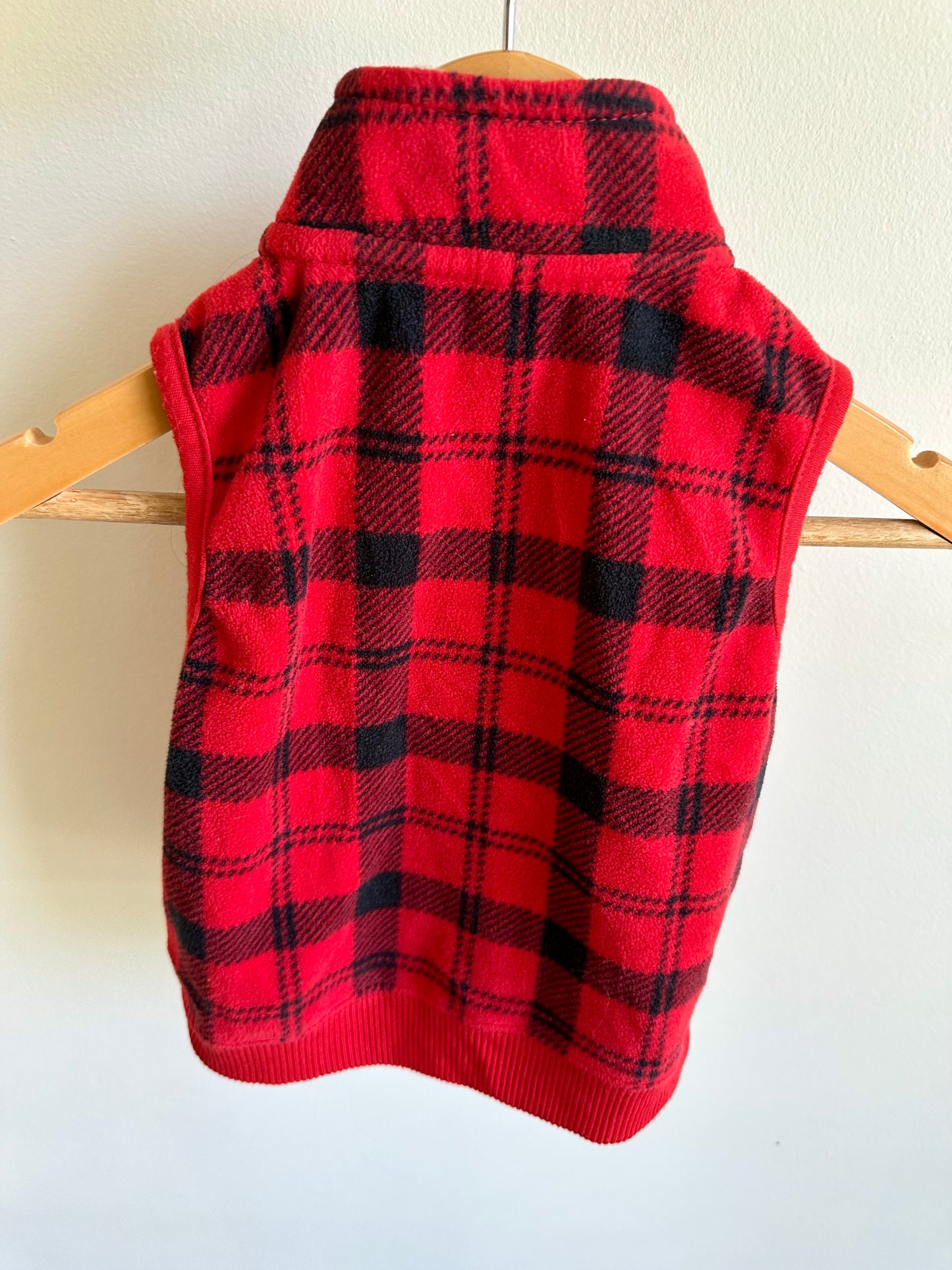 Red Checkered Vest / 12m