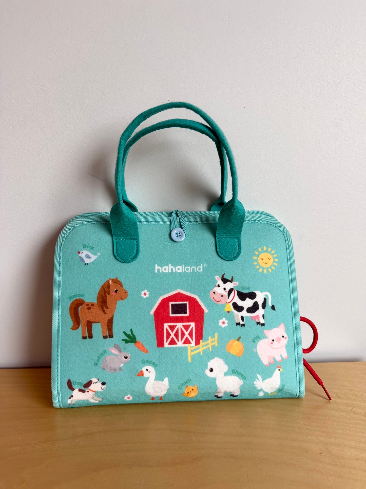 Busy Book Turquoise  (No Shipping)