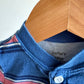 Blue + Salmon Stripes T-Shirt / 18m