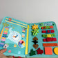 Busy Book Turquoise  (No Shipping)