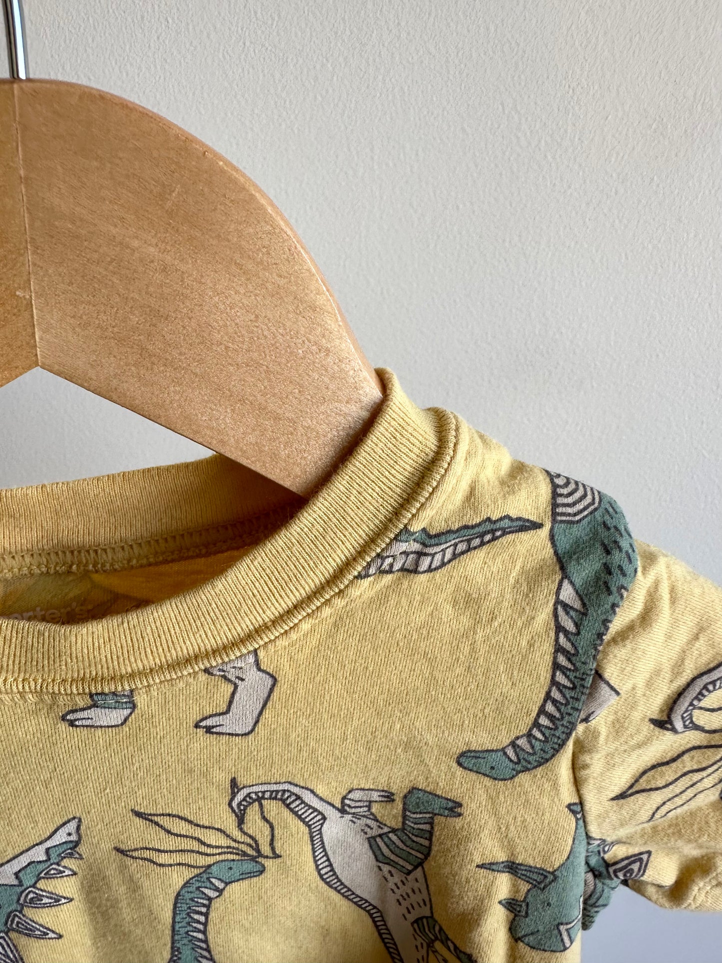 Yellow Dino T-Shirt / 18m