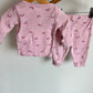 Rainbow Pink Pj Set / 6-12m