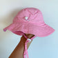 Pink Strap Sun Hat / 3-9m?