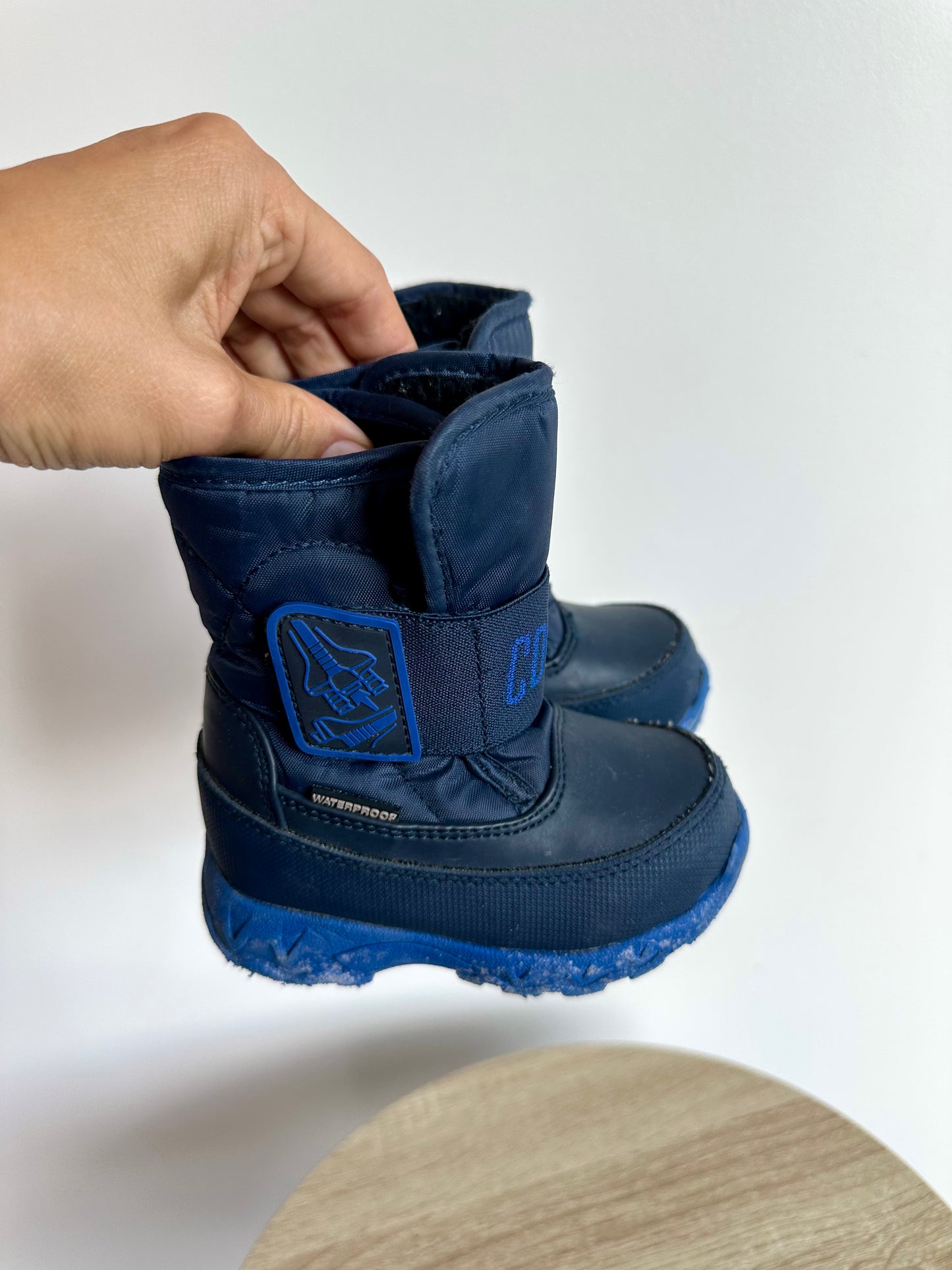Cougar Navy Waterproof Boots / Size 5M Toddler