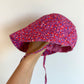 H&M Flower Red + Purple Hat / 6-9m