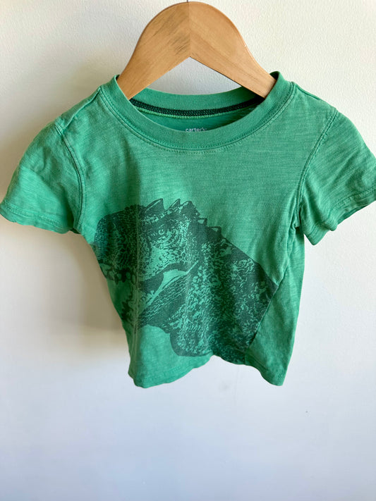 Green Dino T-Shirt / 2T