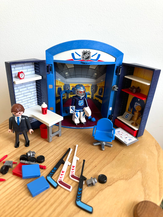 Playmobil NHL Locker Room (No Shipping)