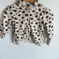Floral Cream Zipper Sweater / 12m
