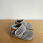 Grey Soft Sole Slippers / Size 6.5-8 toddler