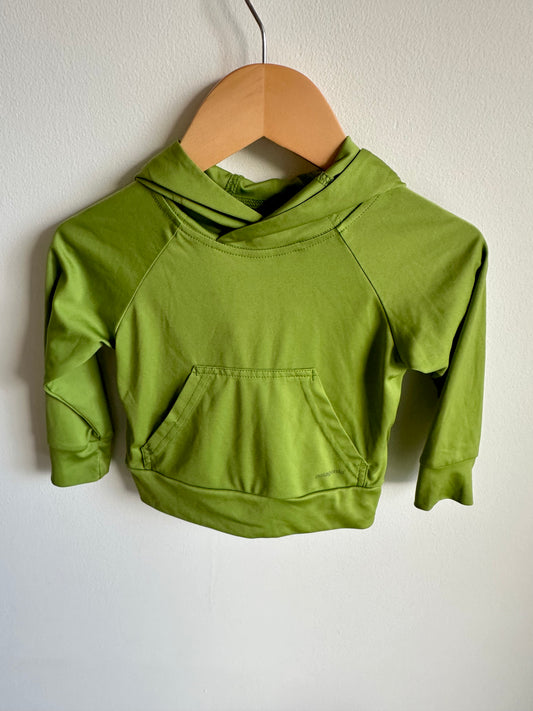 Patagonia Green Long Sleeve Hoodie / 6-12m