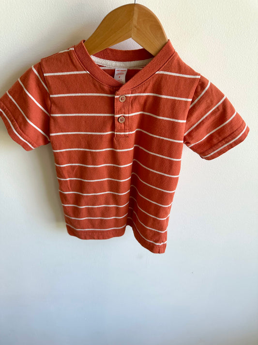 Orange Striped T-Shirt / 2T