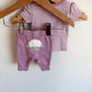 Sheep Striped Top + Pants Set / 0m