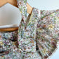 Floral Ruffle Sleeve Top + Headband Set / 2T