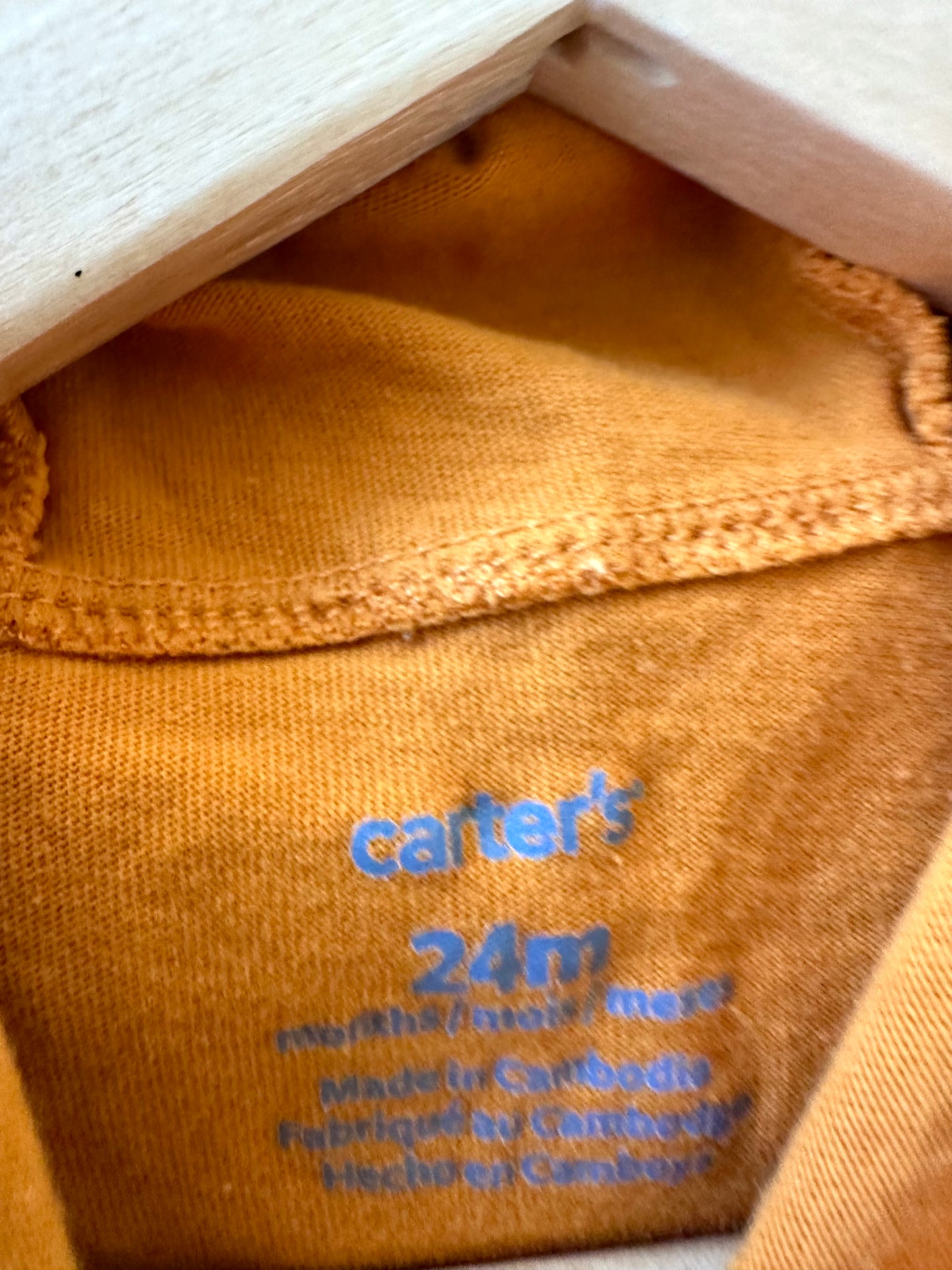 Pineapple Orange Hood T-Shirt / 24m