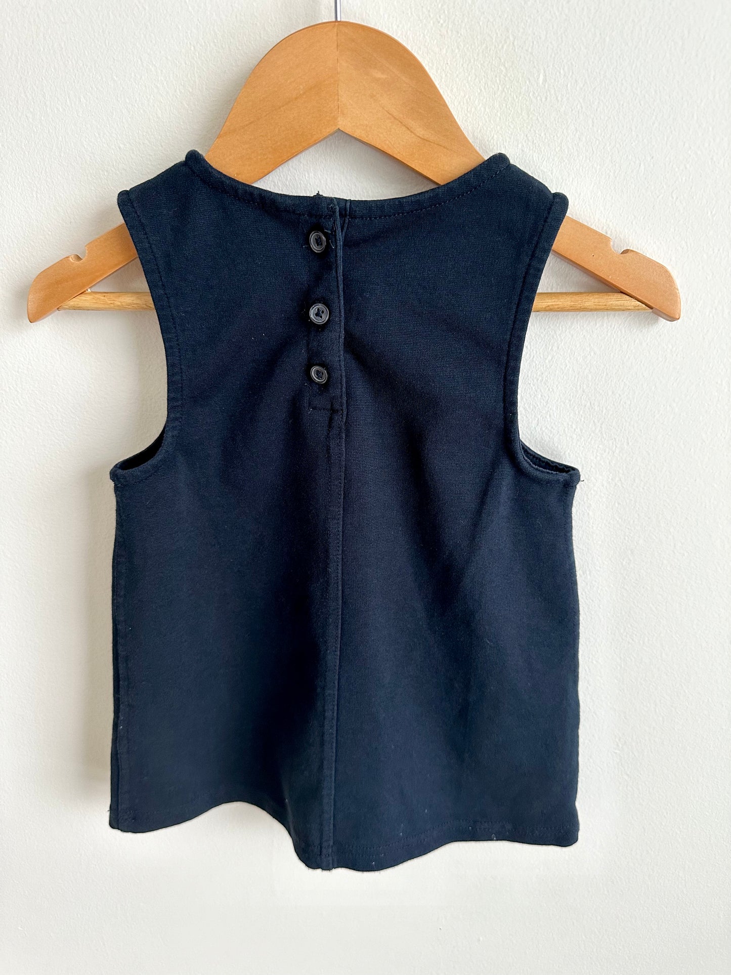 Black Dress with Pockets / 12-18m