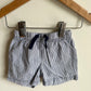 Pin Stripe Drawstring Shorts / 12m