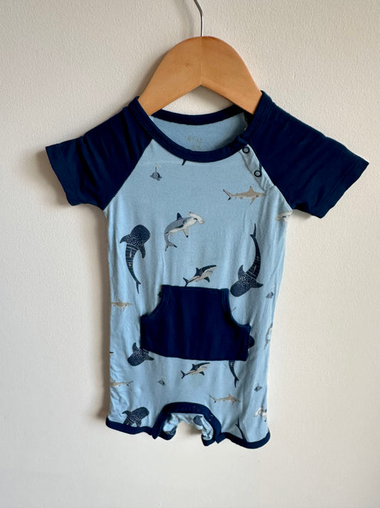 Kyte Shark Romper (PLAY) / 18-24m