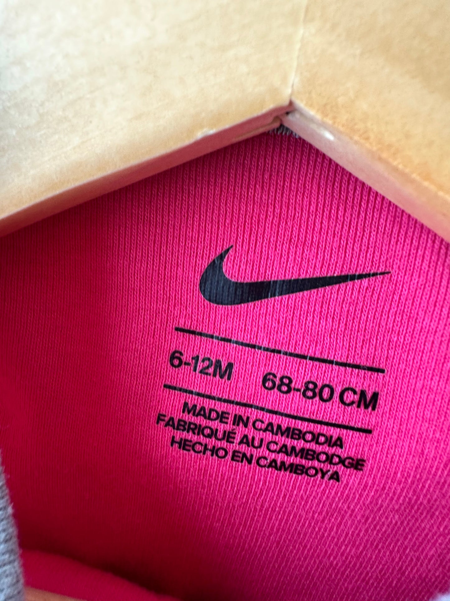 Nike Magenta Bodysuit / 6-12m