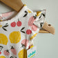 Fruit Ruffle Sleeve Bodysuit (With Tags) / 6-9m