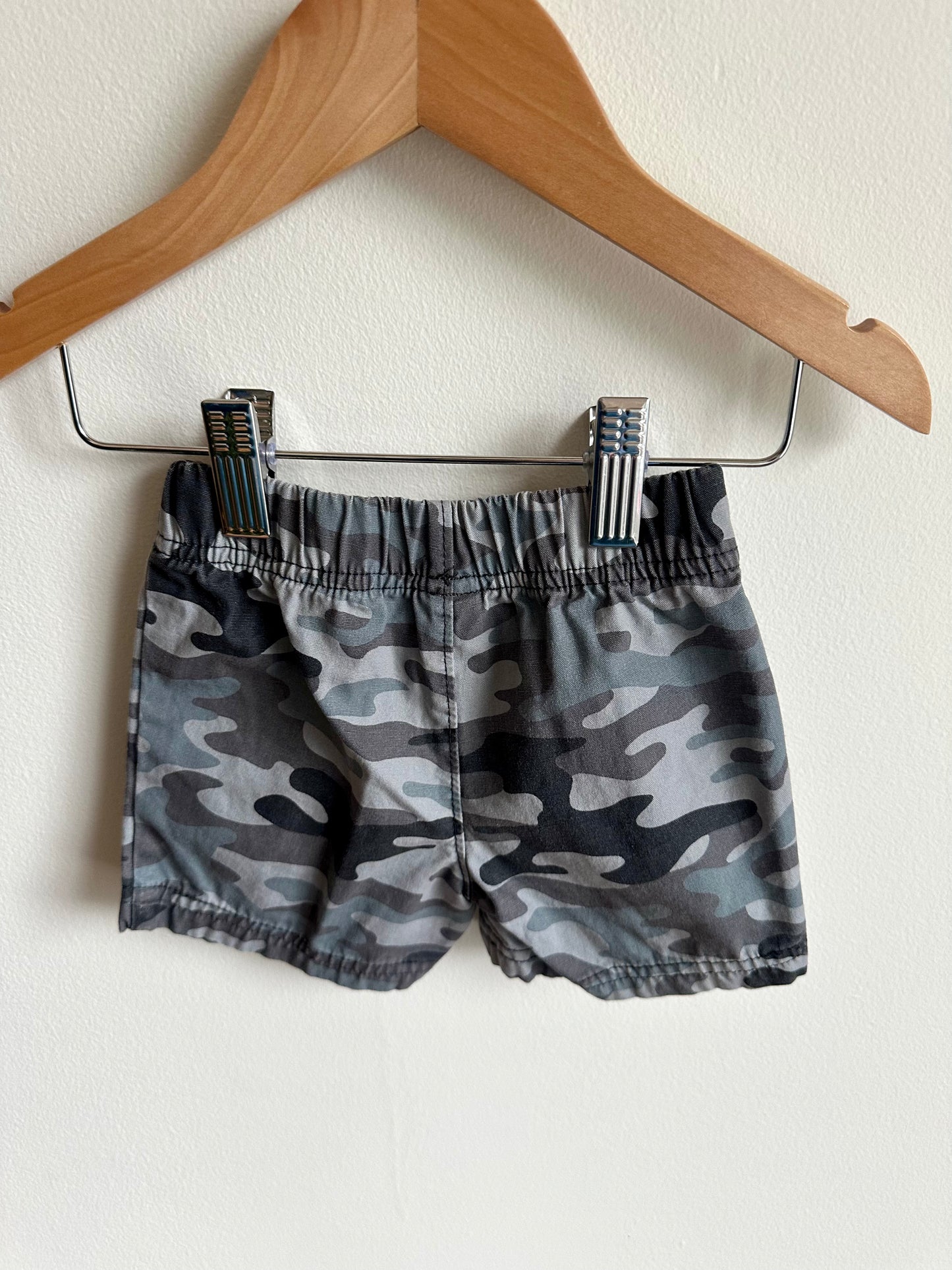 Camo Drawstring Shorts / 6-9m