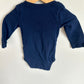 Navy Longsleeve Bodysuit / 9m