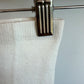 Cable Knit Cream Tights / 6-12m