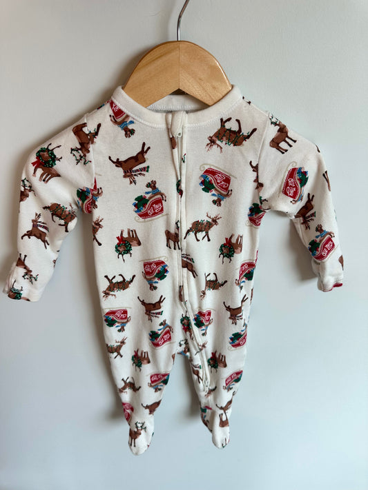 Sleigh Reindeer Sleeper / 3-6m