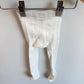 Cable Knit Cream Tights / 6-12m