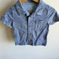 Palm Tree Pattern Button Up T-Shirt / 24m