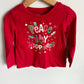 Peace Joy Happiness Christmas Top / 4T
