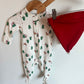 Tree Reindeer Santa Sleeper + Santa Hat / 3-6m