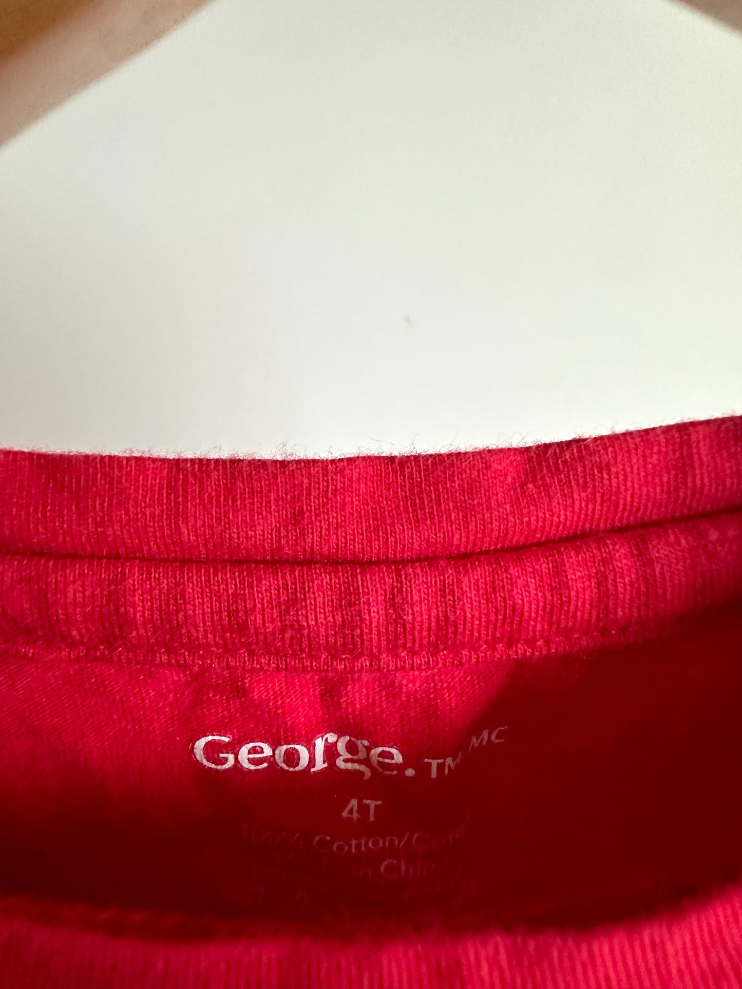 Peace Joy Happiness Christmas Top / 4T