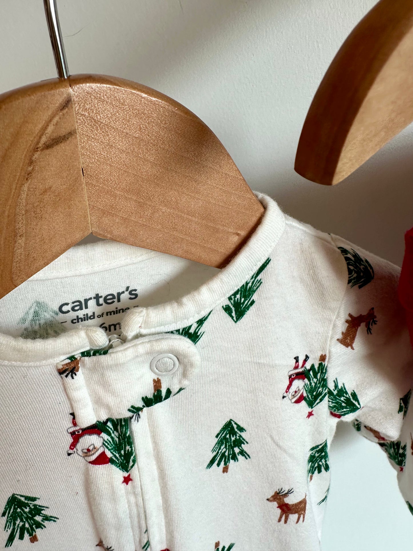Tree Reindeer Santa Sleeper + Santa Hat / 3-6m