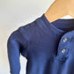 OshKosh Navy Waffle Bodysuit / 24m
